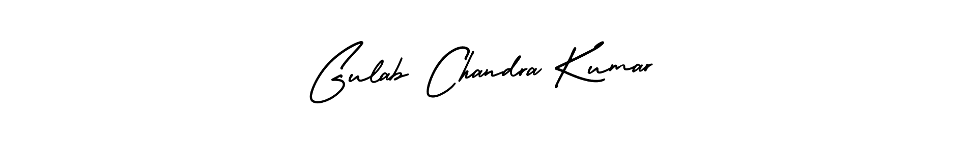 It looks lik you need a new signature style for name Gulab Chandra Kumar. Design unique handwritten (AmerikaSignatureDemo-Regular) signature with our free signature maker in just a few clicks. Gulab Chandra Kumar signature style 3 images and pictures png