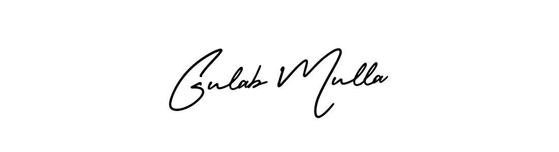 Make a beautiful signature design for name Gulab Mulla. Use this online signature maker to create a handwritten signature for free. Gulab Mulla signature style 3 images and pictures png