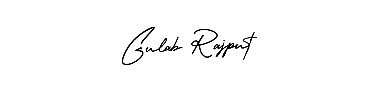 Make a beautiful signature design for name Gulab Rajput. Use this online signature maker to create a handwritten signature for free. Gulab Rajput signature style 3 images and pictures png