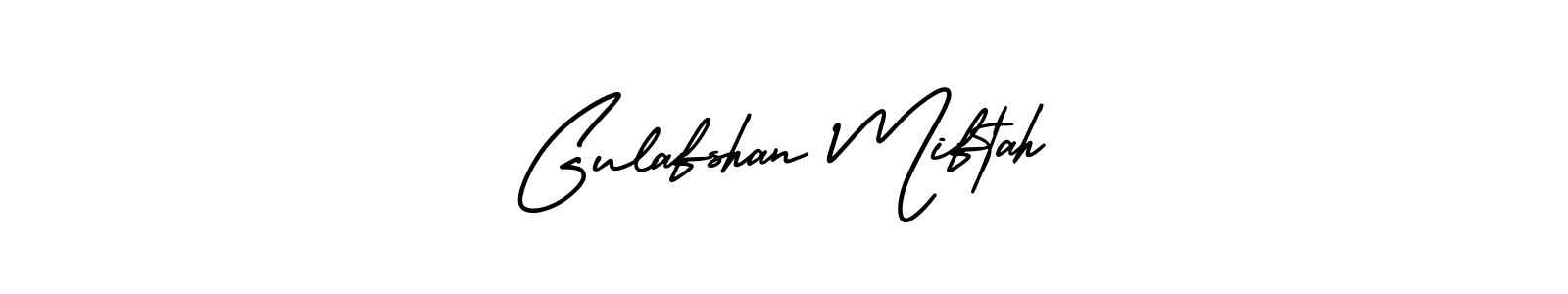 Once you've used our free online signature maker to create your best signature AmerikaSignatureDemo-Regular style, it's time to enjoy all of the benefits that Gulafshan Miftah name signing documents. Gulafshan Miftah signature style 3 images and pictures png