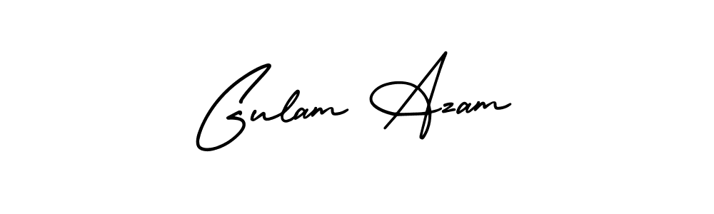 if you are searching for the best signature style for your name Gulam Azam. so please give up your signature search. here we have designed multiple signature styles  using AmerikaSignatureDemo-Regular. Gulam Azam signature style 3 images and pictures png