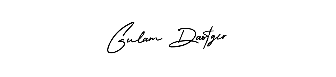 Design your own signature with our free online signature maker. With this signature software, you can create a handwritten (AmerikaSignatureDemo-Regular) signature for name Gulam Dastgir. Gulam Dastgir signature style 3 images and pictures png