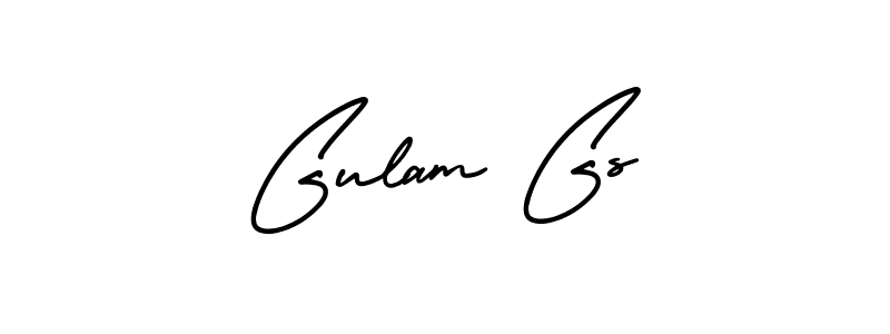 Design your own signature with our free online signature maker. With this signature software, you can create a handwritten (AmerikaSignatureDemo-Regular) signature for name Gulam Gs. Gulam Gs signature style 3 images and pictures png