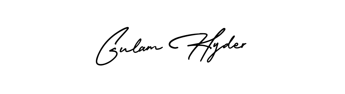 Check out images of Autograph of Gulam Hyder name. Actor Gulam Hyder Signature Style. AmerikaSignatureDemo-Regular is a professional sign style online. Gulam Hyder signature style 3 images and pictures png