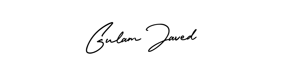 It looks lik you need a new signature style for name Gulam Javed. Design unique handwritten (AmerikaSignatureDemo-Regular) signature with our free signature maker in just a few clicks. Gulam Javed signature style 3 images and pictures png