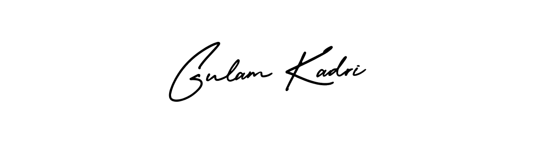 Best and Professional Signature Style for Gulam Kadri. AmerikaSignatureDemo-Regular Best Signature Style Collection. Gulam Kadri signature style 3 images and pictures png