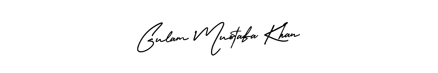 Make a beautiful signature design for name Gulam Mustafa Khan. Use this online signature maker to create a handwritten signature for free. Gulam Mustafa Khan signature style 3 images and pictures png