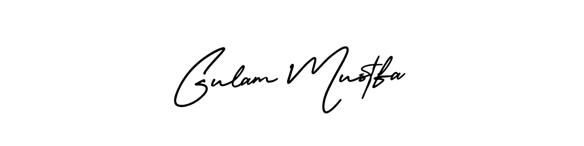 AmerikaSignatureDemo-Regular is a professional signature style that is perfect for those who want to add a touch of class to their signature. It is also a great choice for those who want to make their signature more unique. Get Gulam Mustfa name to fancy signature for free. Gulam Mustfa signature style 3 images and pictures png