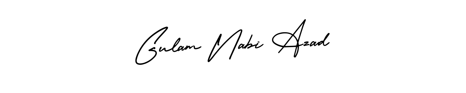 How to make Gulam Nabi Azad signature? AmerikaSignatureDemo-Regular is a professional autograph style. Create handwritten signature for Gulam Nabi Azad name. Gulam Nabi Azad signature style 3 images and pictures png