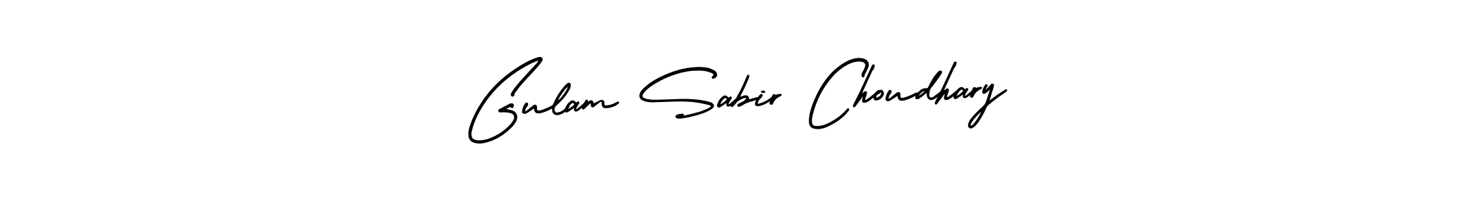 It looks lik you need a new signature style for name Gulam Sabir Choudhary. Design unique handwritten (AmerikaSignatureDemo-Regular) signature with our free signature maker in just a few clicks. Gulam Sabir Choudhary signature style 3 images and pictures png