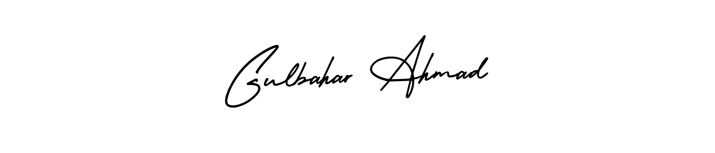 AmerikaSignatureDemo-Regular is a professional signature style that is perfect for those who want to add a touch of class to their signature. It is also a great choice for those who want to make their signature more unique. Get Gulbahar Ahmad name to fancy signature for free. Gulbahar Ahmad signature style 3 images and pictures png