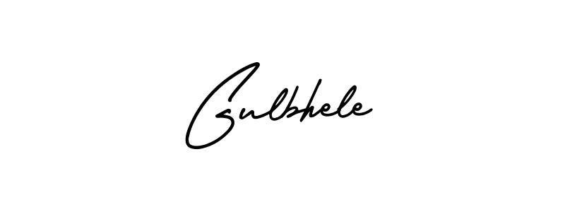 Make a beautiful signature design for name Gulbhele. With this signature (AmerikaSignatureDemo-Regular) style, you can create a handwritten signature for free. Gulbhele signature style 3 images and pictures png