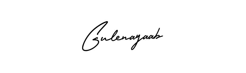 How to make Gulenayaab signature? AmerikaSignatureDemo-Regular is a professional autograph style. Create handwritten signature for Gulenayaab name. Gulenayaab signature style 3 images and pictures png