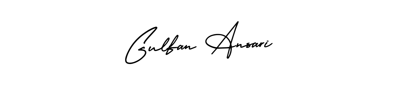 Also we have Gulfan Ansari name is the best signature style. Create professional handwritten signature collection using AmerikaSignatureDemo-Regular autograph style. Gulfan Ansari signature style 3 images and pictures png