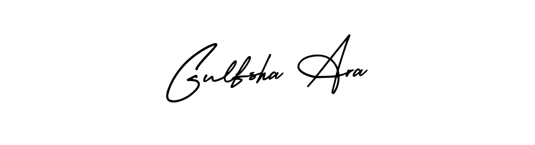 Use a signature maker to create a handwritten signature online. With this signature software, you can design (AmerikaSignatureDemo-Regular) your own signature for name Gulfsha Ara. Gulfsha Ara signature style 3 images and pictures png