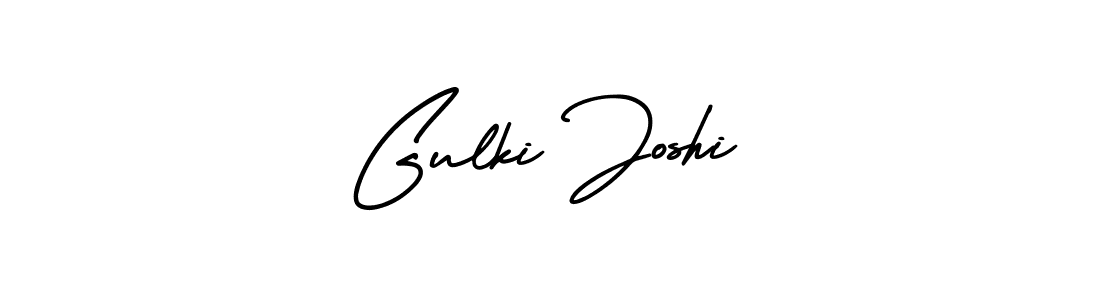 Make a beautiful signature design for name Gulki Joshi. With this signature (AmerikaSignatureDemo-Regular) style, you can create a handwritten signature for free. Gulki Joshi signature style 3 images and pictures png