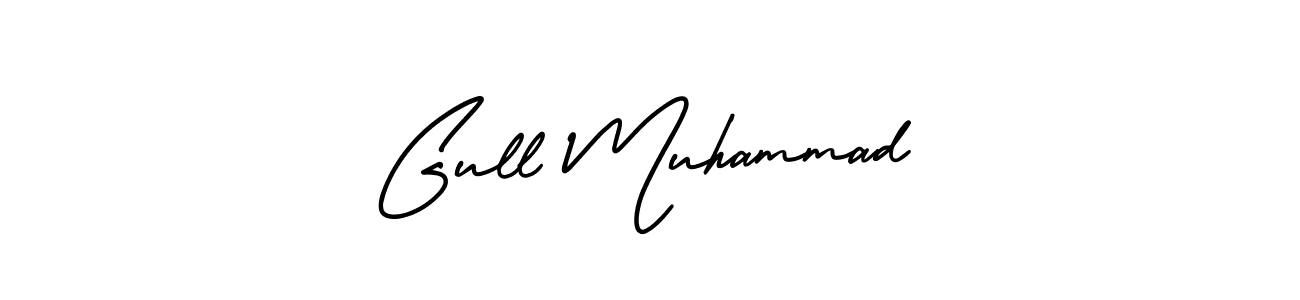 Make a beautiful signature design for name Gull Muhammad. With this signature (AmerikaSignatureDemo-Regular) style, you can create a handwritten signature for free. Gull Muhammad signature style 3 images and pictures png