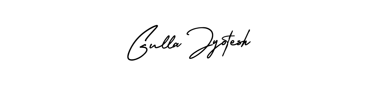 Gulla Jyotesh stylish signature style. Best Handwritten Sign (AmerikaSignatureDemo-Regular) for my name. Handwritten Signature Collection Ideas for my name Gulla Jyotesh. Gulla Jyotesh signature style 3 images and pictures png