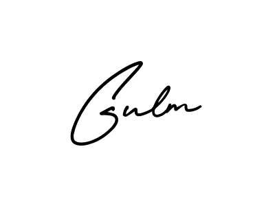 Design your own signature with our free online signature maker. With this signature software, you can create a handwritten (AmerikaSignatureDemo-Regular) signature for name Gulm. Gulm signature style 3 images and pictures png