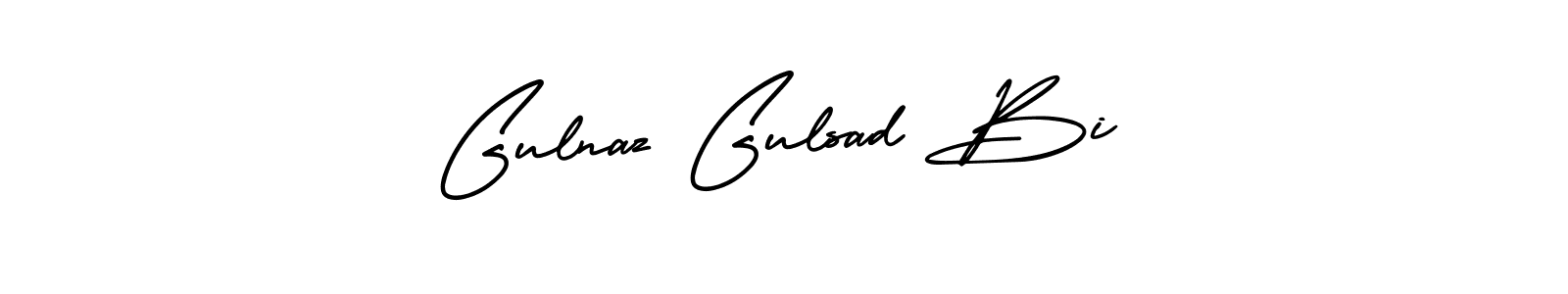 Use a signature maker to create a handwritten signature online. With this signature software, you can design (AmerikaSignatureDemo-Regular) your own signature for name Gulnaz Gulsad Bi. Gulnaz Gulsad Bi signature style 3 images and pictures png