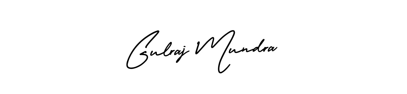 Gulraj Mundra stylish signature style. Best Handwritten Sign (AmerikaSignatureDemo-Regular) for my name. Handwritten Signature Collection Ideas for my name Gulraj Mundra. Gulraj Mundra signature style 3 images and pictures png