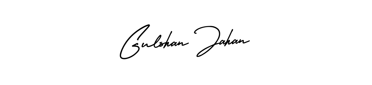 Also we have Gulshan Jahan name is the best signature style. Create professional handwritten signature collection using AmerikaSignatureDemo-Regular autograph style. Gulshan Jahan signature style 3 images and pictures png