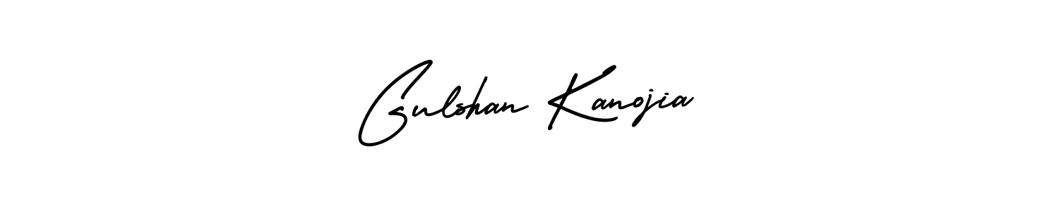 Design your own signature with our free online signature maker. With this signature software, you can create a handwritten (AmerikaSignatureDemo-Regular) signature for name Gulshan Kanojia. Gulshan Kanojia signature style 3 images and pictures png