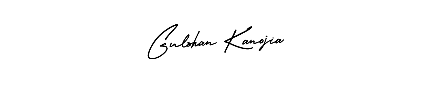 Design your own signature with our free online signature maker. With this signature software, you can create a handwritten (AmerikaSignatureDemo-Regular) signature for name Gulshan Kanojia. Gulshan Kanojia signature style 3 images and pictures png