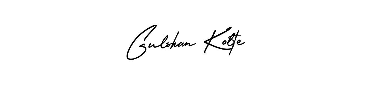 Design your own signature with our free online signature maker. With this signature software, you can create a handwritten (AmerikaSignatureDemo-Regular) signature for name Gulshan Kolte. Gulshan Kolte signature style 3 images and pictures png