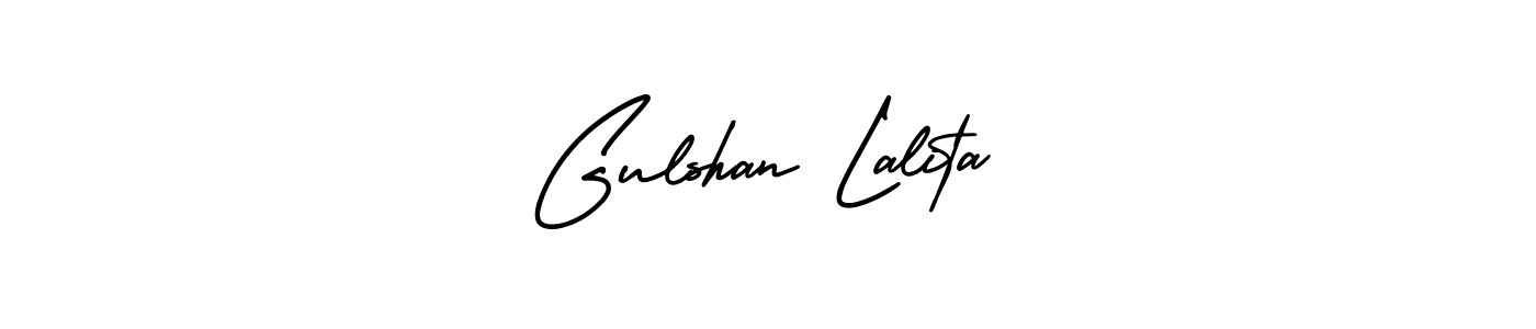 How to Draw Gulshan Lalita signature style? AmerikaSignatureDemo-Regular is a latest design signature styles for name Gulshan Lalita. Gulshan Lalita signature style 3 images and pictures png