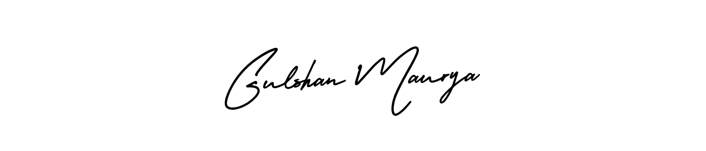 Also You can easily find your signature by using the search form. We will create Gulshan Maurya name handwritten signature images for you free of cost using AmerikaSignatureDemo-Regular sign style. Gulshan Maurya signature style 3 images and pictures png