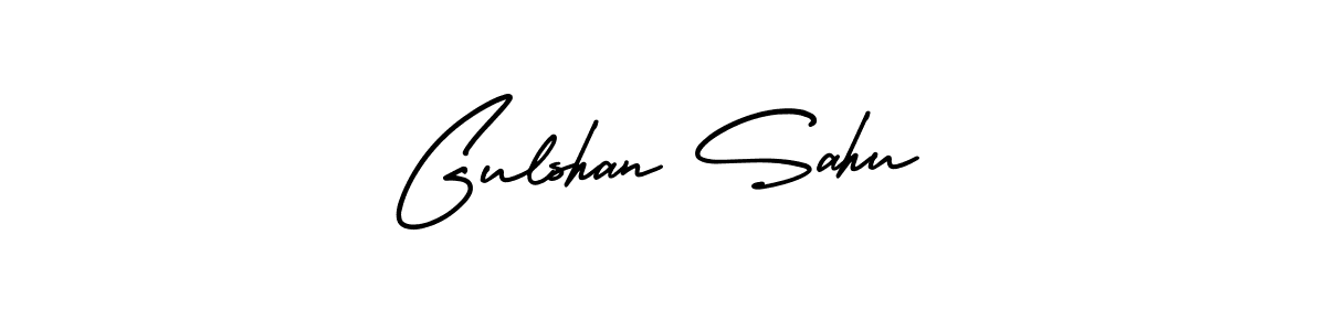 Make a beautiful signature design for name Gulshan Sahu. With this signature (AmerikaSignatureDemo-Regular) style, you can create a handwritten signature for free. Gulshan Sahu signature style 3 images and pictures png