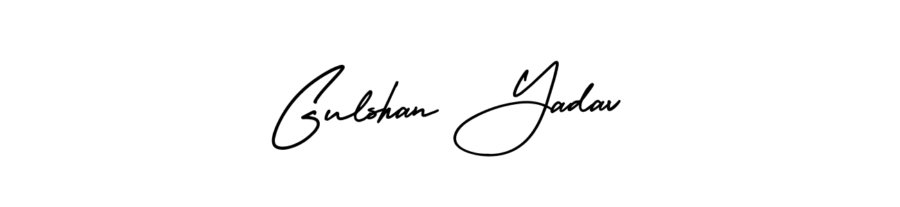 if you are searching for the best signature style for your name Gulshan Yadav. so please give up your signature search. here we have designed multiple signature styles  using AmerikaSignatureDemo-Regular. Gulshan Yadav signature style 3 images and pictures png