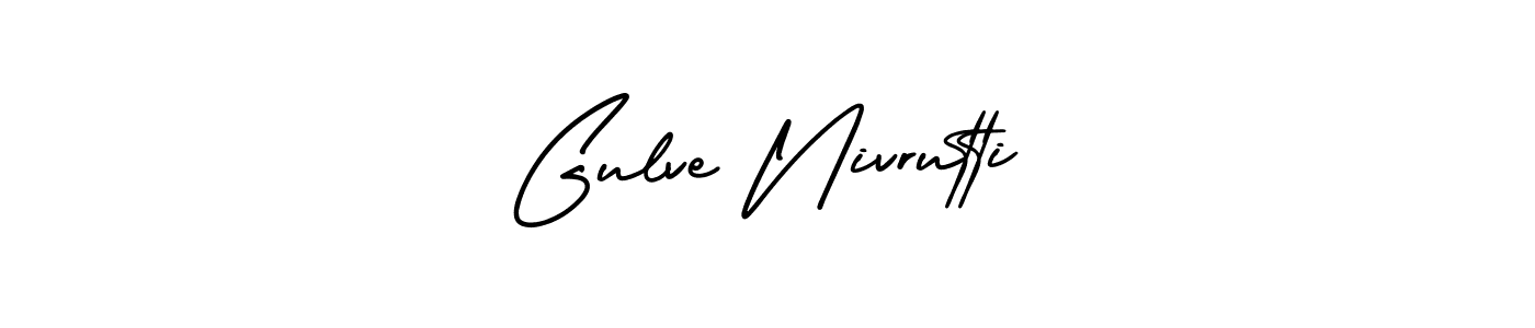 Similarly AmerikaSignatureDemo-Regular is the best handwritten signature design. Signature creator online .You can use it as an online autograph creator for name Gulve Nivrutti. Gulve Nivrutti signature style 3 images and pictures png