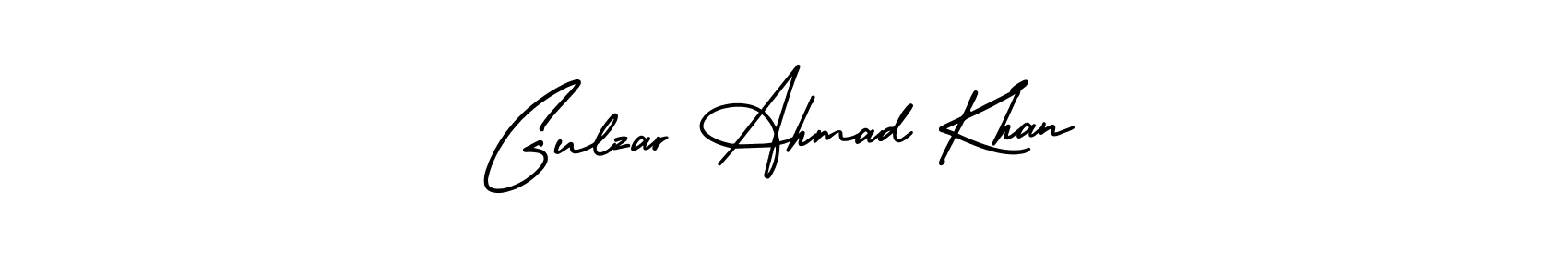 Create a beautiful signature design for name Gulzar Ahmad Khan. With this signature (AmerikaSignatureDemo-Regular) fonts, you can make a handwritten signature for free. Gulzar Ahmad Khan signature style 3 images and pictures png