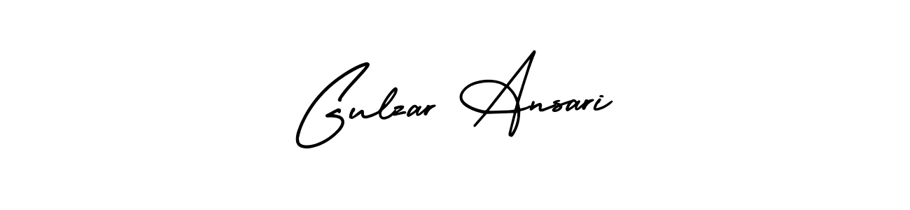Make a beautiful signature design for name Gulzar Ansari. Use this online signature maker to create a handwritten signature for free. Gulzar Ansari signature style 3 images and pictures png