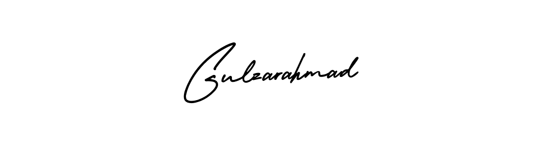 The best way (AmerikaSignatureDemo-Regular) to make a short signature is to pick only two or three words in your name. The name Gulzarahmad include a total of six letters. For converting this name. Gulzarahmad signature style 3 images and pictures png