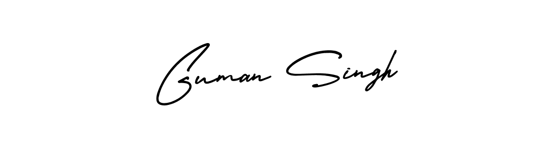 Make a beautiful signature design for name Guman Singh. Use this online signature maker to create a handwritten signature for free. Guman Singh signature style 3 images and pictures png