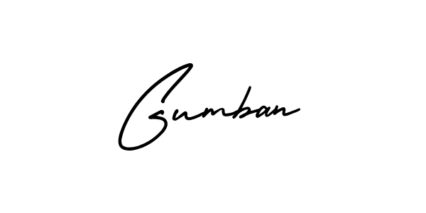 The best way (AmerikaSignatureDemo-Regular) to make a short signature is to pick only two or three words in your name. The name Gumban include a total of six letters. For converting this name. Gumban signature style 3 images and pictures png