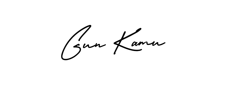 Best and Professional Signature Style for Gun Kamu. AmerikaSignatureDemo-Regular Best Signature Style Collection. Gun Kamu signature style 3 images and pictures png