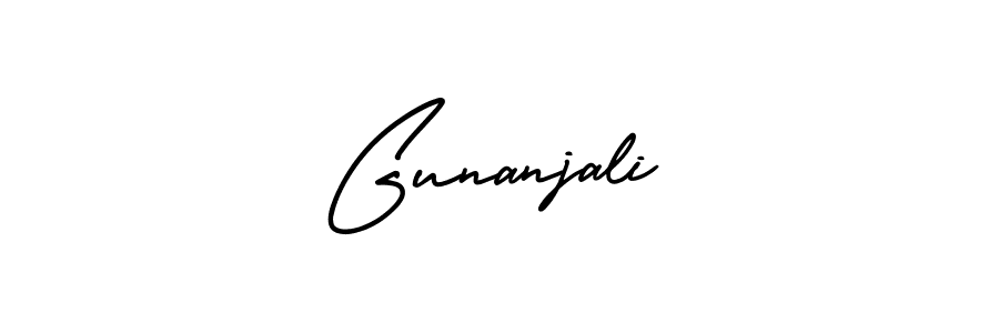 Make a beautiful signature design for name Gunanjali. Use this online signature maker to create a handwritten signature for free. Gunanjali signature style 3 images and pictures png