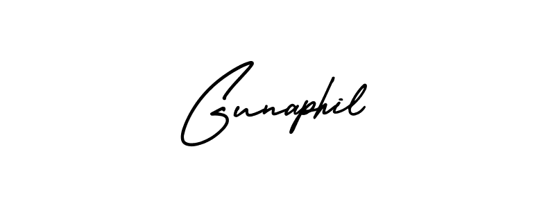 This is the best signature style for the Gunaphil name. Also you like these signature font (AmerikaSignatureDemo-Regular). Mix name signature. Gunaphil signature style 3 images and pictures png