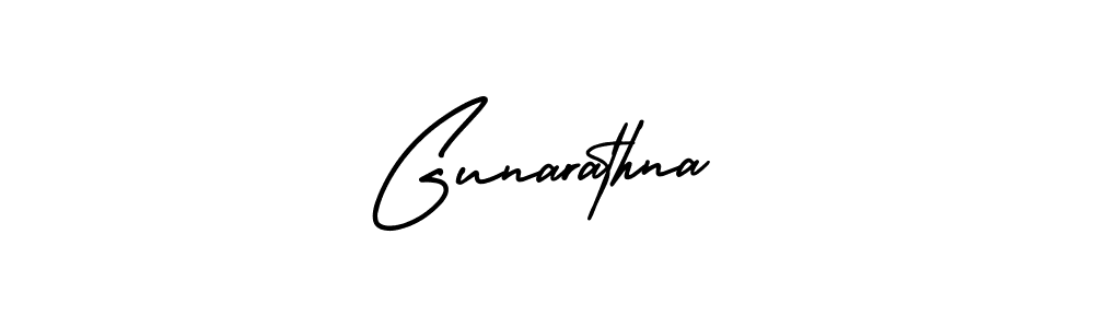 Design your own signature with our free online signature maker. With this signature software, you can create a handwritten (AmerikaSignatureDemo-Regular) signature for name Gunarathna. Gunarathna signature style 3 images and pictures png