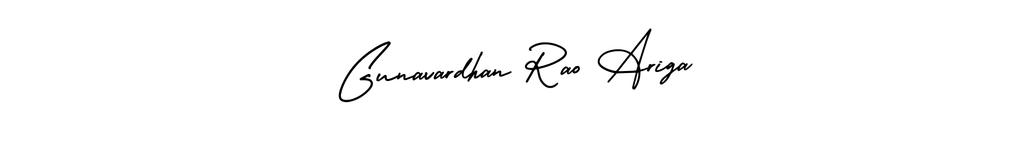 This is the best signature style for the Gunavardhan Rao Ariga name. Also you like these signature font (AmerikaSignatureDemo-Regular). Mix name signature. Gunavardhan Rao Ariga signature style 3 images and pictures png