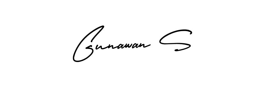 How to Draw Gunawan S signature style? AmerikaSignatureDemo-Regular is a latest design signature styles for name Gunawan S. Gunawan S signature style 3 images and pictures png