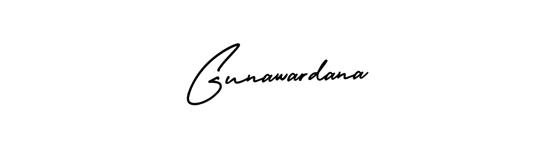 Create a beautiful signature design for name Gunawardana. With this signature (AmerikaSignatureDemo-Regular) fonts, you can make a handwritten signature for free. Gunawardana signature style 3 images and pictures png