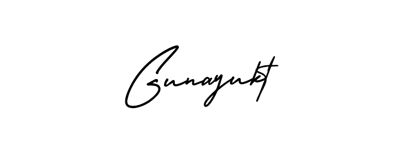 Check out images of Autograph of Gunayukt name. Actor Gunayukt Signature Style. AmerikaSignatureDemo-Regular is a professional sign style online. Gunayukt signature style 3 images and pictures png