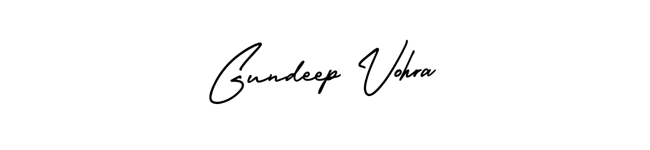 The best way (AmerikaSignatureDemo-Regular) to make a short signature is to pick only two or three words in your name. The name Gundeep Vohra include a total of six letters. For converting this name. Gundeep Vohra signature style 3 images and pictures png