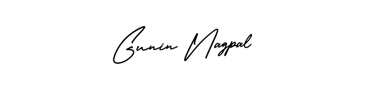 Make a short Gunin Nagpal signature style. Manage your documents anywhere anytime using AmerikaSignatureDemo-Regular. Create and add eSignatures, submit forms, share and send files easily. Gunin Nagpal signature style 3 images and pictures png