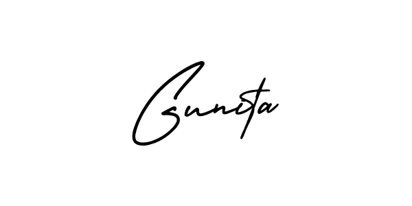 You can use this online signature creator to create a handwritten signature for the name Gunita. This is the best online autograph maker. Gunita signature style 3 images and pictures png